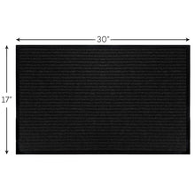 Load image into Gallery viewer, Durable Rubber Door Mat Heavy Duty for Indoor Outdoor, 17x30 Inch