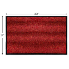 Load image into Gallery viewer, Durable Rubber Door Mat Heavy Duty for Indoor Outdoor, 17x30 Inch
