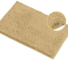Load image into Gallery viewer, Rectangle Microfiber Bathroom Rug, 15x23 inch, Beige