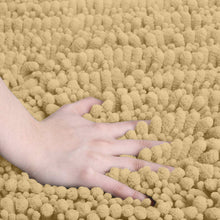 Load image into Gallery viewer, Rectangular 2 Piece Bath Rug Set | 20x30 + 15x23 inch | Beige