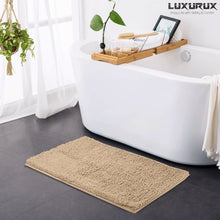 Load image into Gallery viewer, Rectangle Microfiber Bathroom Rug, 24x39 inch, Beige