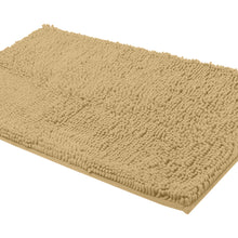 Load image into Gallery viewer, Rectangle Microfiber Bathroom Rug, 24x39 inch, Beige