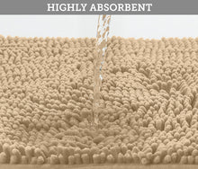 Load image into Gallery viewer, Luxury Microfiber 2-Piece Toilet & Bath Mat Set, XL, Birch
