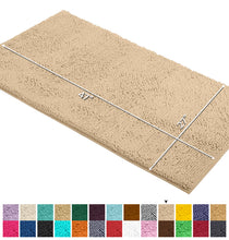Load image into Gallery viewer, Rectangle Microfiber Bathroom Rug, 27x47 inch, Birch