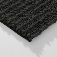 Load image into Gallery viewer, Rectangular 2 Piece Bath Rug Set, 15x23 + 24x36 inch, Black