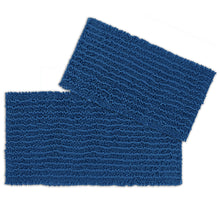 Load image into Gallery viewer, Rectangular 2 Piece Bath Rug Set | 20x30 + 15x23 inch | Blue