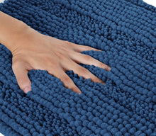 Load image into Gallery viewer, 2 Piece Rectangular Bath Rug Set, 15x23 + 27x47 inch, Blue