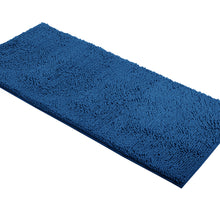 Load image into Gallery viewer, Runner Microfiber Bathroom Rug, 21x59 inch, Blue