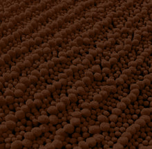 Load image into Gallery viewer, Rectangular 2 Piece Bath Rug Set | 20x30 + 15x23 inch | Brown