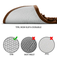 Load image into Gallery viewer, LuxUrux Bathroom Rugs Luxury Chenille 2-Piece Bath Mat Set, Brown