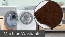 Load image into Gallery viewer, U-Shaped Toilet Bathroom Rug, 20x20, Brown