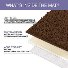 Load image into Gallery viewer, U-Shaped Toilet Bathroom Rug, 20x20, Brown
