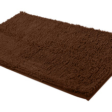 Load image into Gallery viewer, Rectangle Microfiber Bathroom Rug, 24x39 inch, Brown