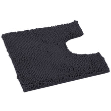 Load image into Gallery viewer, U-Shaped Toilet Bathroom Rug, 20x23, Charcoal