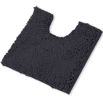 Load image into Gallery viewer, U-Shaped Toilet Bathroom Rug, 20x20, Charcoal
