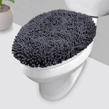Load image into Gallery viewer, LuxUrux Toilet Lid Cover, Elongated, Charcoal