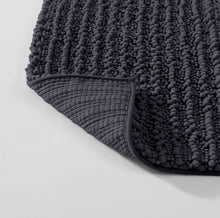 Load image into Gallery viewer, Rectangular 2 Piece Bath Rug Set | 20x30 + 15x23 inch | Charcoal