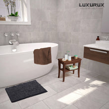 Load image into Gallery viewer, Microfiber Bathroom Rectangle Rug, 20x30 Inch, Charcoal