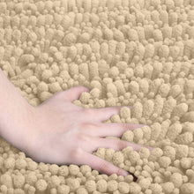 Load image into Gallery viewer, Rectangular 2 Piece Bath Rug Set | 20x30 + 15x23 inch | Cream