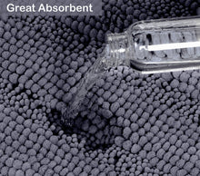 Load image into Gallery viewer, 2 Piece Rectangular Bath Rug Set, 15x23 + 24x36 inch, Dark Gray