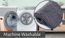 Load image into Gallery viewer, U-Shaped Toilet Bathroom Rug, 20x20, Dark Gray