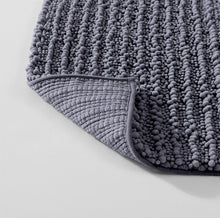 Load image into Gallery viewer, Rectangular 2 Piece Bath Rug Set | 20x30 + 15x23 inch | Dark Grey