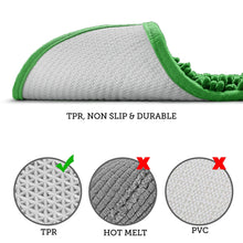 Load image into Gallery viewer, U-Shaped Toilet Bathroom Rug, 20x23, Green