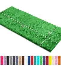 Load image into Gallery viewer, Runner Microfiber Bathroom Rug, 21x59 inch, Green