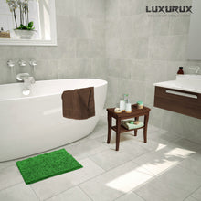 Load image into Gallery viewer, Rectangle Microfiber Bathroom Rug, 15x23 inch, Green