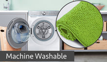 Load image into Gallery viewer, Rectangle Microfiber Bathroom Rug, 15x23 inch, Green