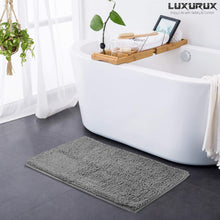 Load image into Gallery viewer, Rectangle Microfiber Bathroom Rug, 24x39 inch, Light Grey