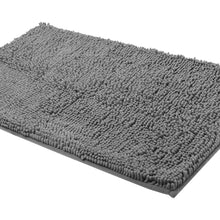 Load image into Gallery viewer, Rectangle Microfiber Bathroom Rug, 24x39 inch, Light Grey