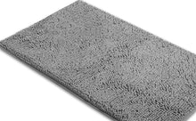Load image into Gallery viewer, Rectangle Microfiber Bathroom Rug, 24x36 inch, Light Grey