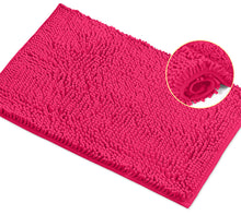 Load image into Gallery viewer, Rectangle Microfiber Bathroom Rug, 15x23 inch, Hot Pink