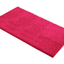 Load image into Gallery viewer, Rectangle Microfiber Bathroom Rug, 27x47 inch, Hot Pink