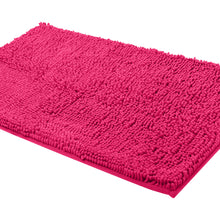 Load image into Gallery viewer, Rectangle Microfiber Bathroom Rug, 24x39 inch, Hot Pink