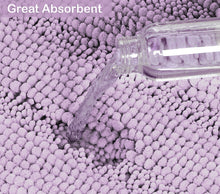 Load image into Gallery viewer, 2 Piece Rectangular Bath Rug Set, 15x23 + 27x47 inch, Lavender