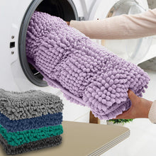 Load image into Gallery viewer, 2 Piece Rectangular Bath Rug Set, 15x23 + 27x47 inch, Lavender