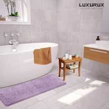 Load image into Gallery viewer, Rectangle Microfiber Bathroom Rug, 27x47 inch, Lavender