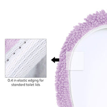 Load image into Gallery viewer, LuxUrux Toilet Lid Cover, Elongated, Lavender