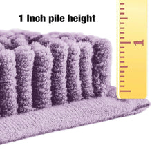 Load image into Gallery viewer, Rectangle Microfiber Bathroom Rug, 15x23 inch, Lavender