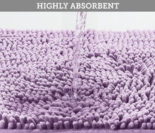 Load image into Gallery viewer, U-Shaped Toilet Bathroom Rug, 20x20, Lavender