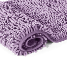 Load image into Gallery viewer, Luxury Chenille Bathroom Rugs 2-Piece Bath Mat Set, Small, Lavender