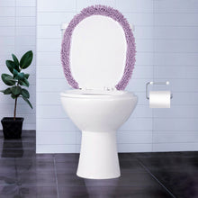 Load image into Gallery viewer, LuxUrux Toilet Lid Cover, Elongated, Lavender