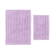 Load image into Gallery viewer, Rectangular 2 Piece Bath Rug Set, 15x23 + 24x36 inch, Lavender