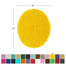 Load image into Gallery viewer, LuxUrux Toilet Lid Cover, Round, Lemon Yellow