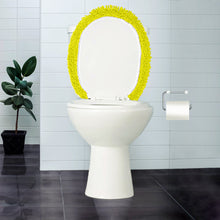Load image into Gallery viewer, LuxUrux Toilet Lid Cover, Round, Lemon Yellow