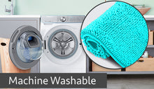Load image into Gallery viewer, U-Shaped Toilet Bathroom Rug, 20x20, Light Blue