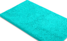 Load image into Gallery viewer, Rectangle Microfiber Bathroom Rug, 24x36 inch, Light Blue