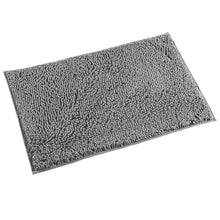 Load image into Gallery viewer, Microfiber Bathroom Rectangle Rug, 20x30 Inch, Light Grey